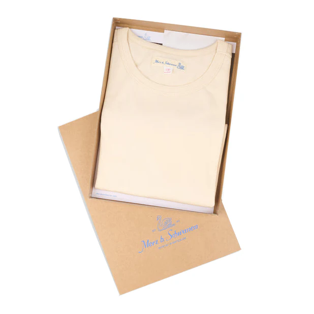 1950s Loopwheeled Classic Fit Lightweight T-Shirt - Nature - Image 3