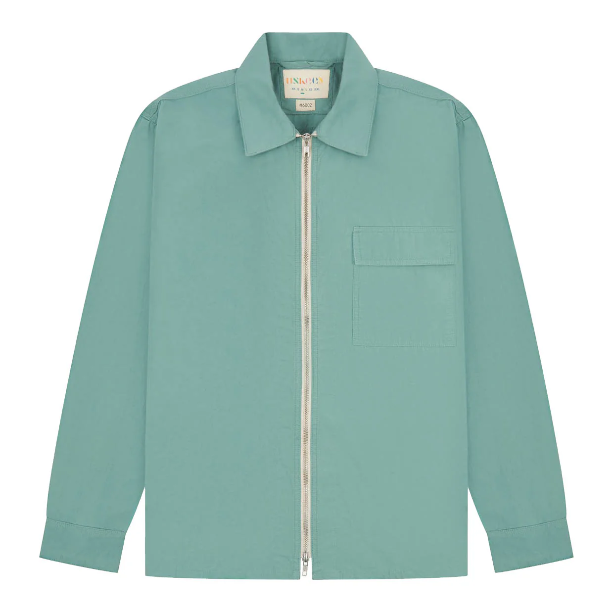 6002 Lightweight Zip-Front Jacket - Eucalyptus