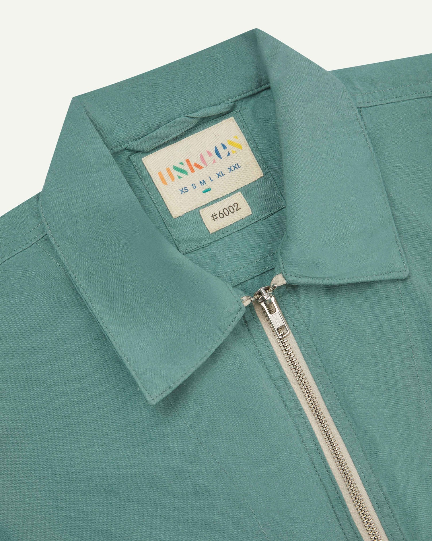 6002 Lightweight Zip-Front Jacket - Eucalyptus - Image 3