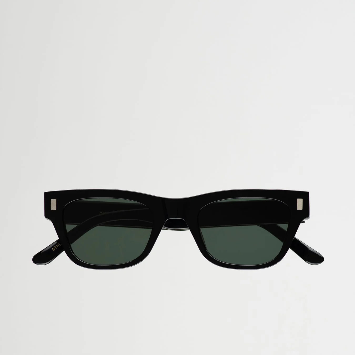 Aki Black - Green Solid Lens