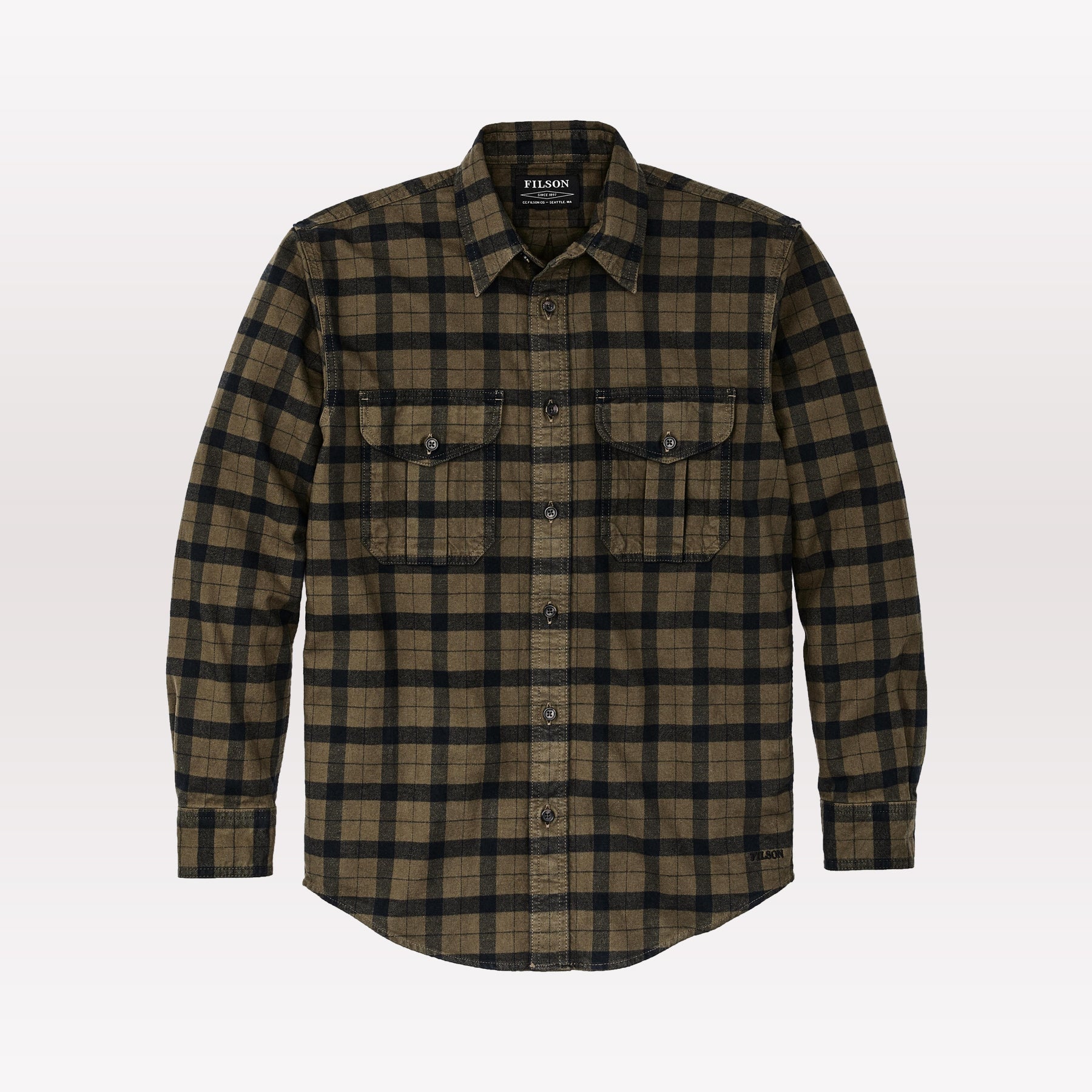 Alaskan Guide Shirt - Otter Green / Black Plaid