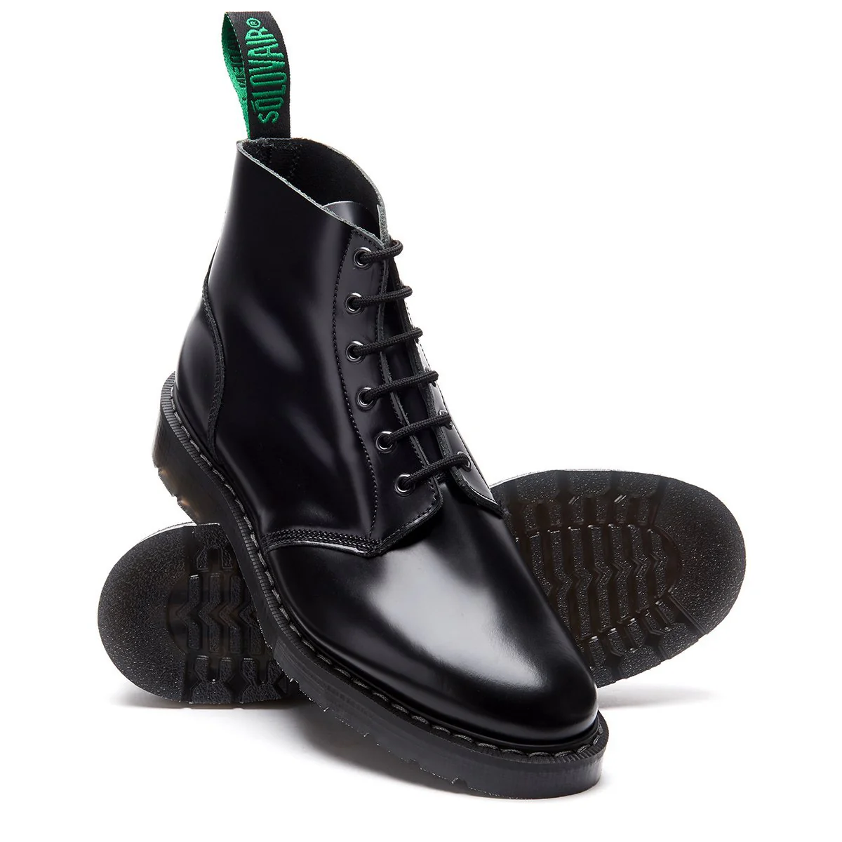 6 Eye Astronaut Boot - Hi-Shine Black - Image 3
