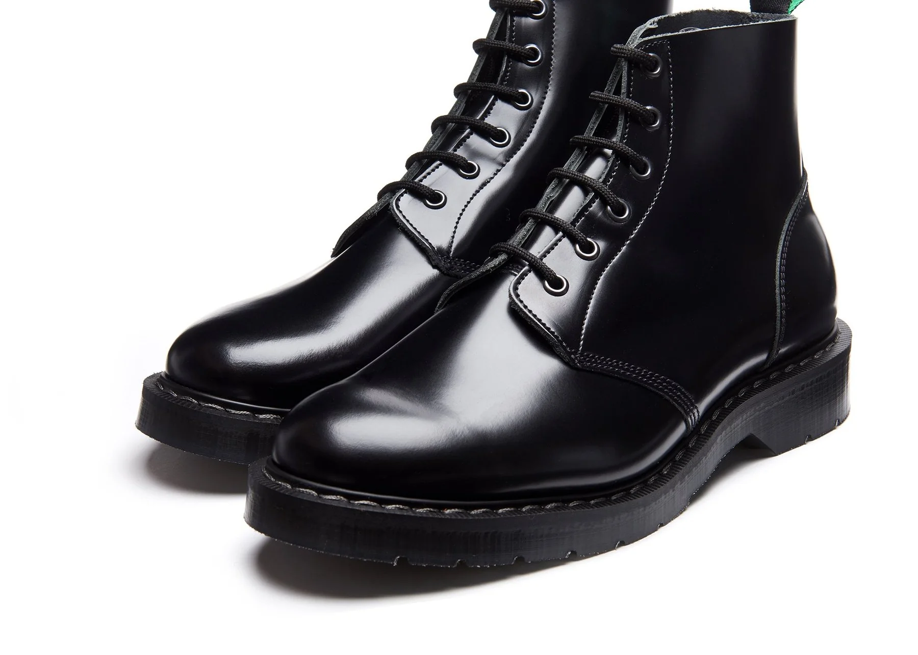6 Eye Astronaut Boot - Hi-Shine Black - Image 4