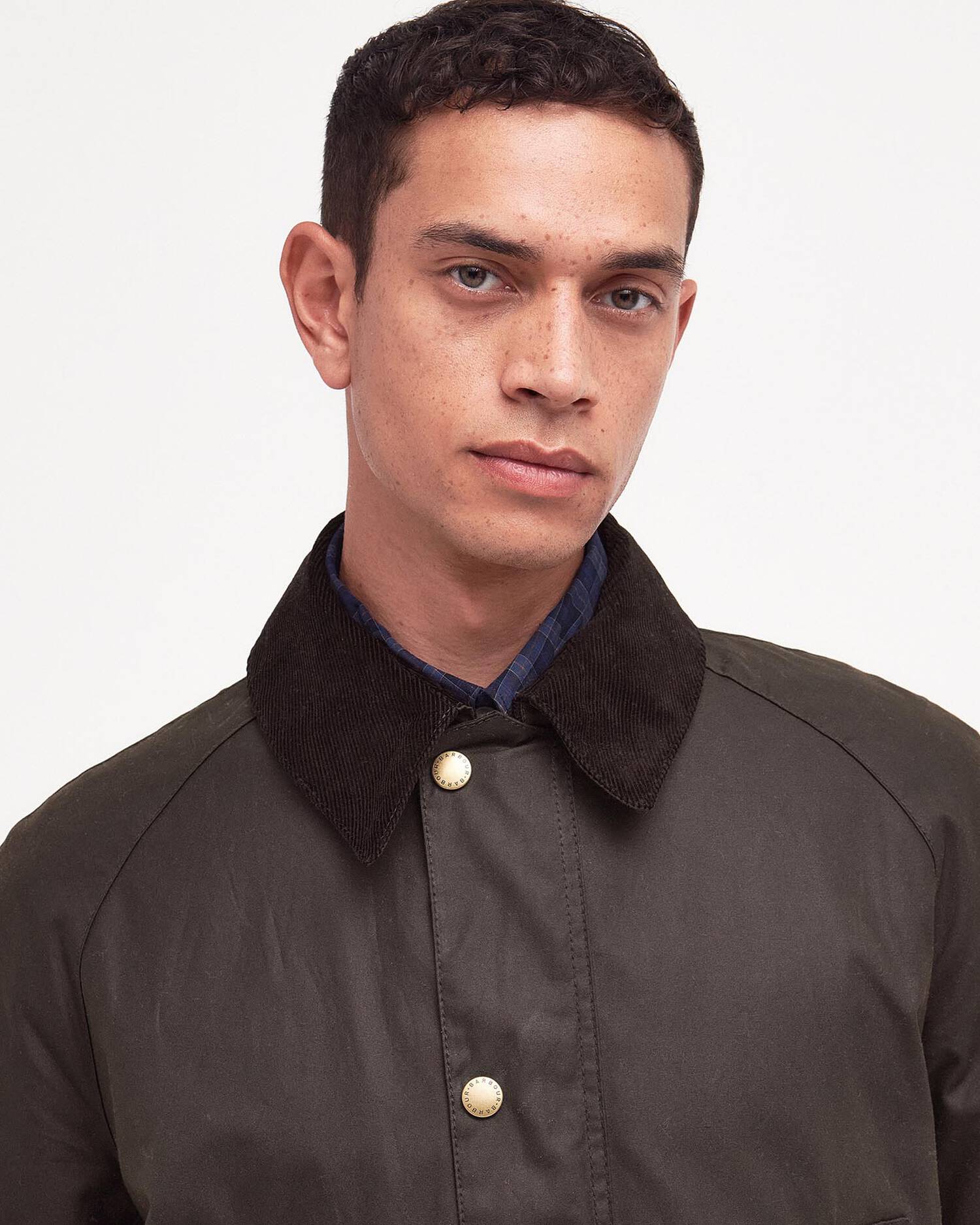 Ashby Waxed Jacket - Olive - Image 4