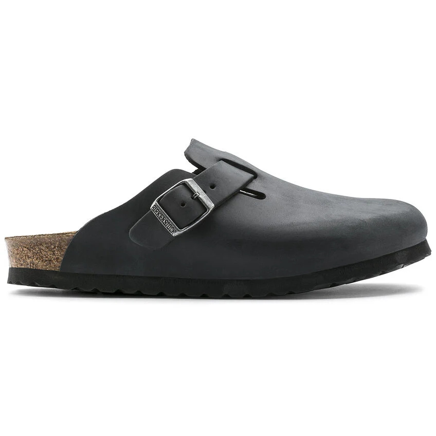 Boston Black Oiled Leather - Image 3