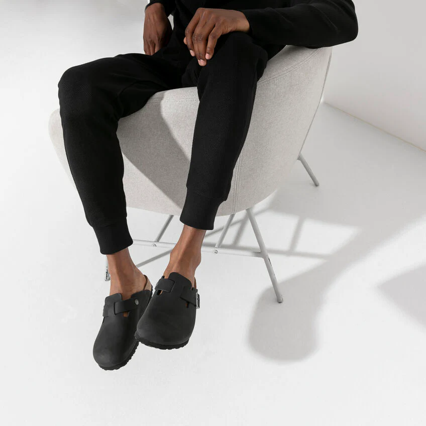 Boston Black Oiled Leather - Image 4