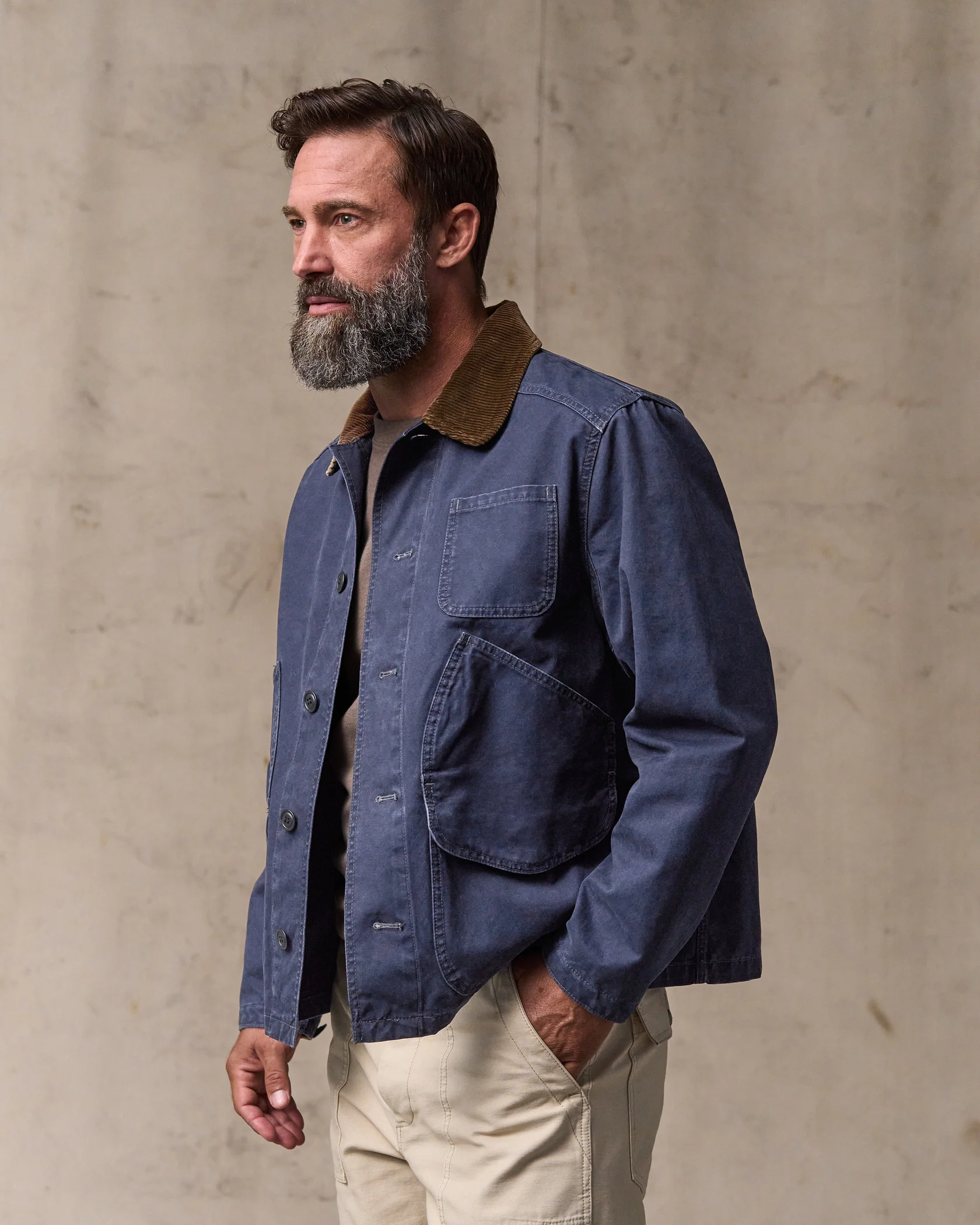 Canvas Outfitter Jacket - Blue Mussel - Image 2
