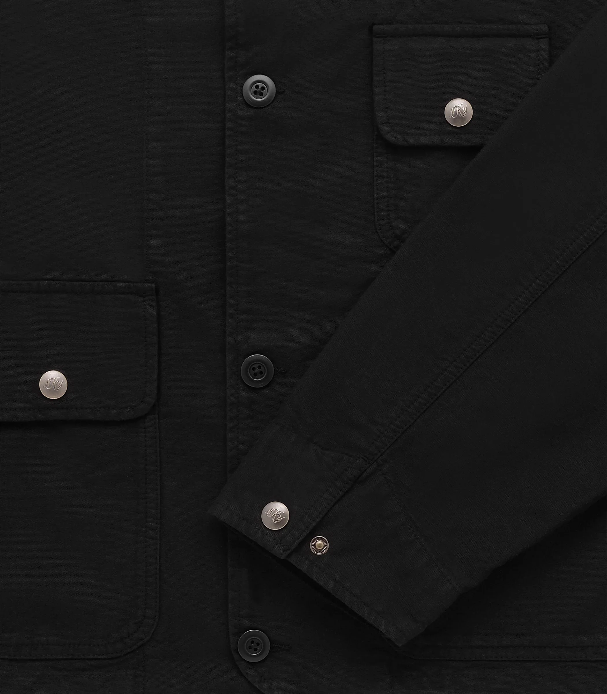 Catskills Canvas Coat - Black - Image 4