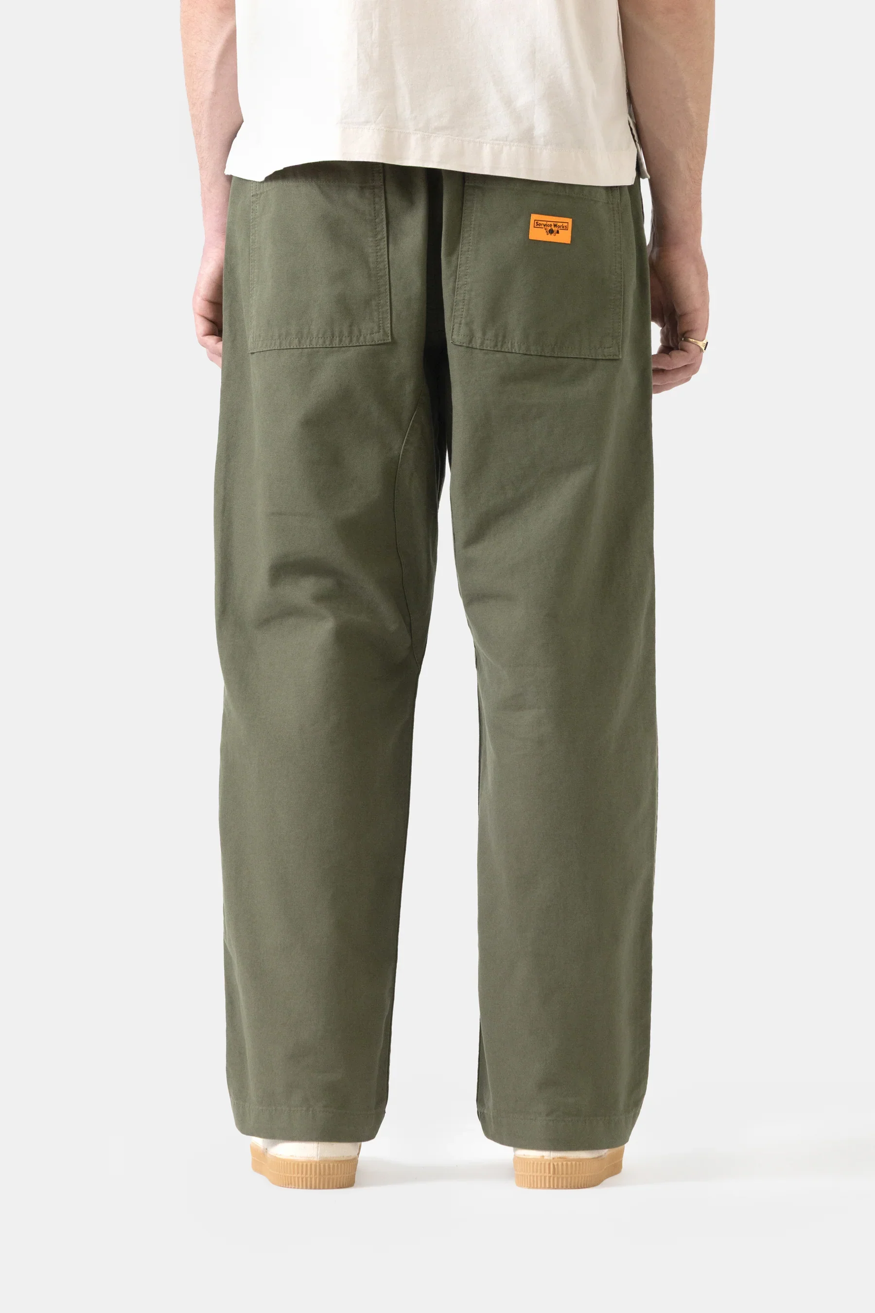 Classic Chef Pants - Olive - Image 4