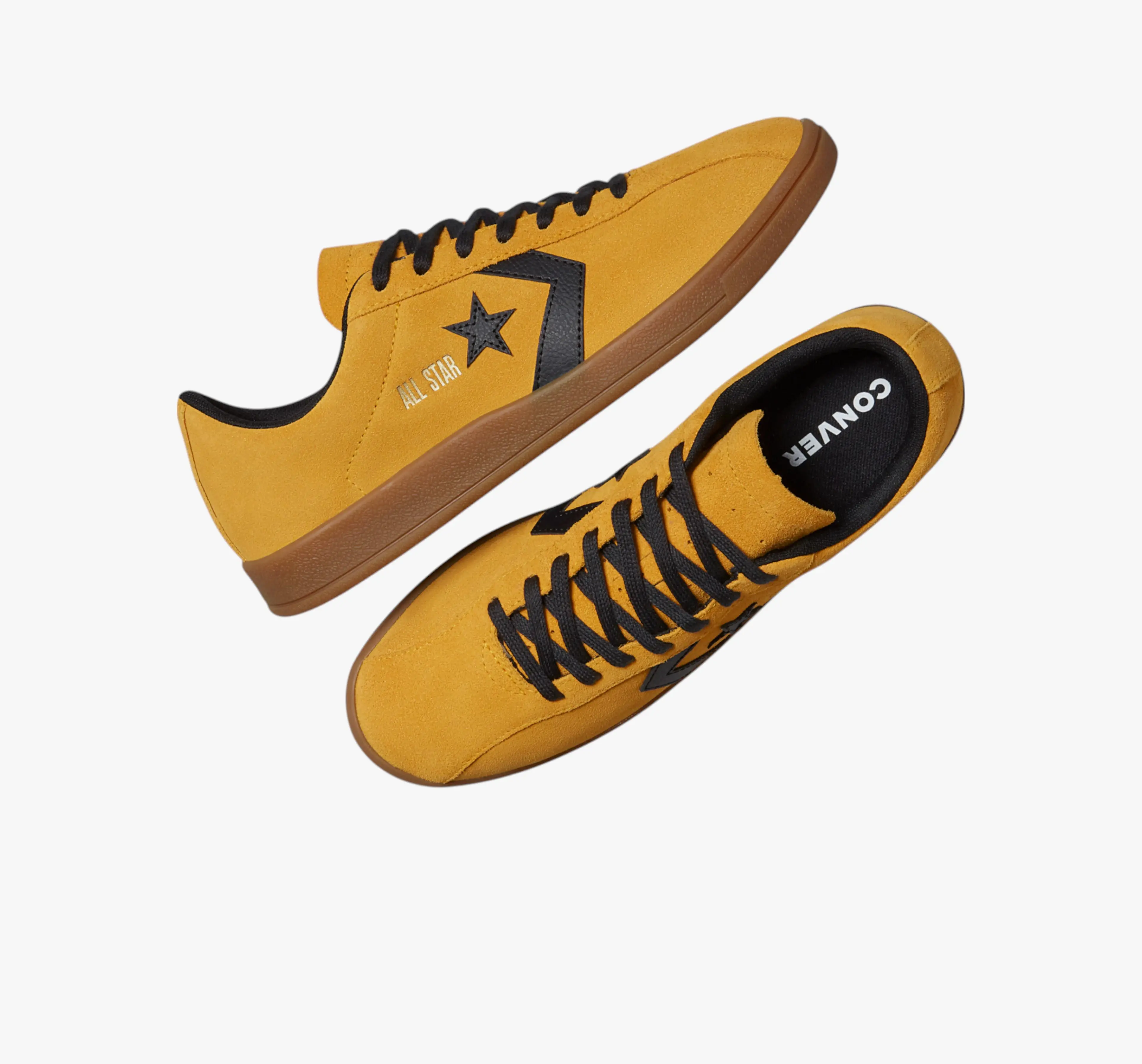 Classic Trainer Suede - Yellow / Black Gum - Image 3