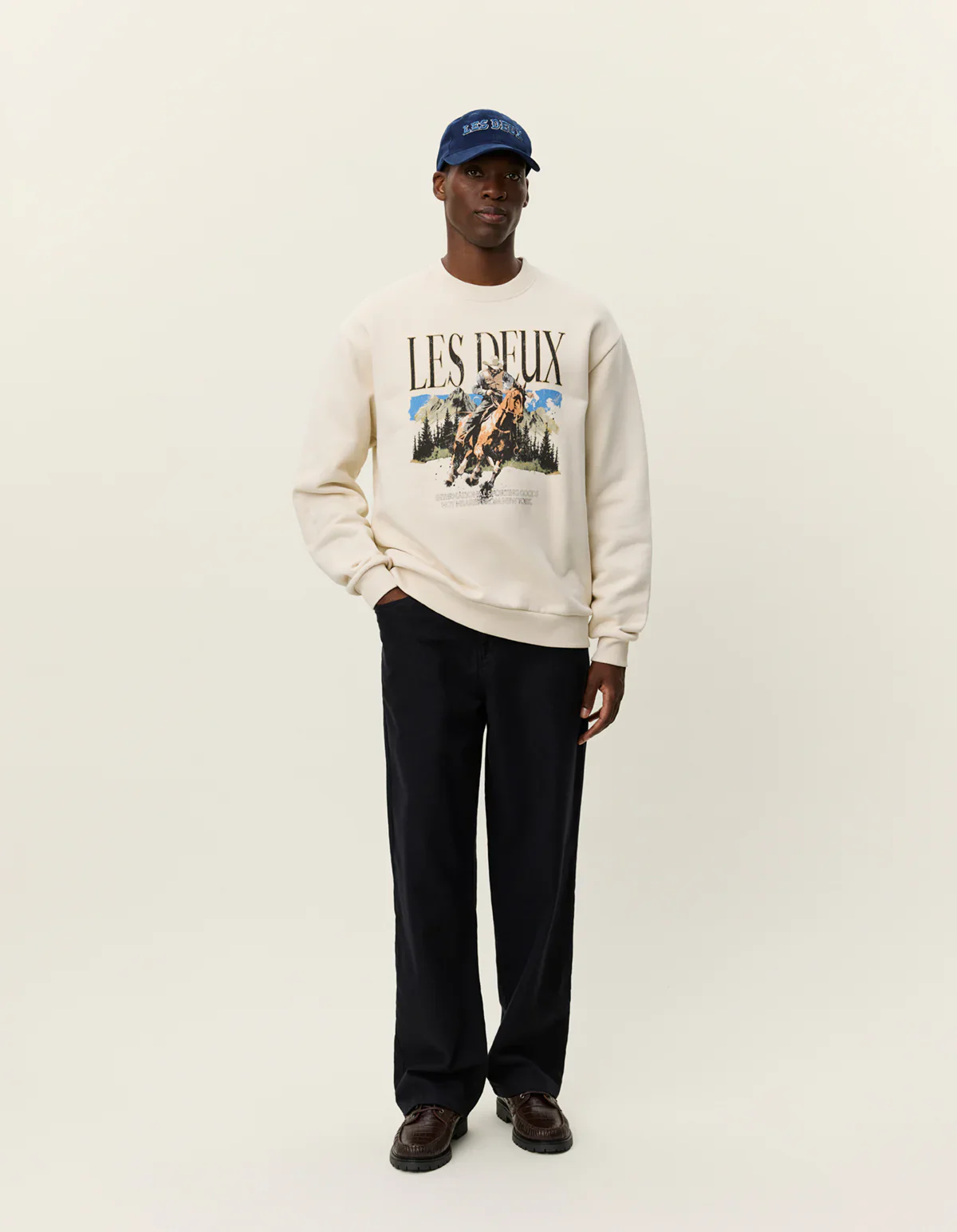 Cole Cowboy Sweatshirt - Ivory - Image 3