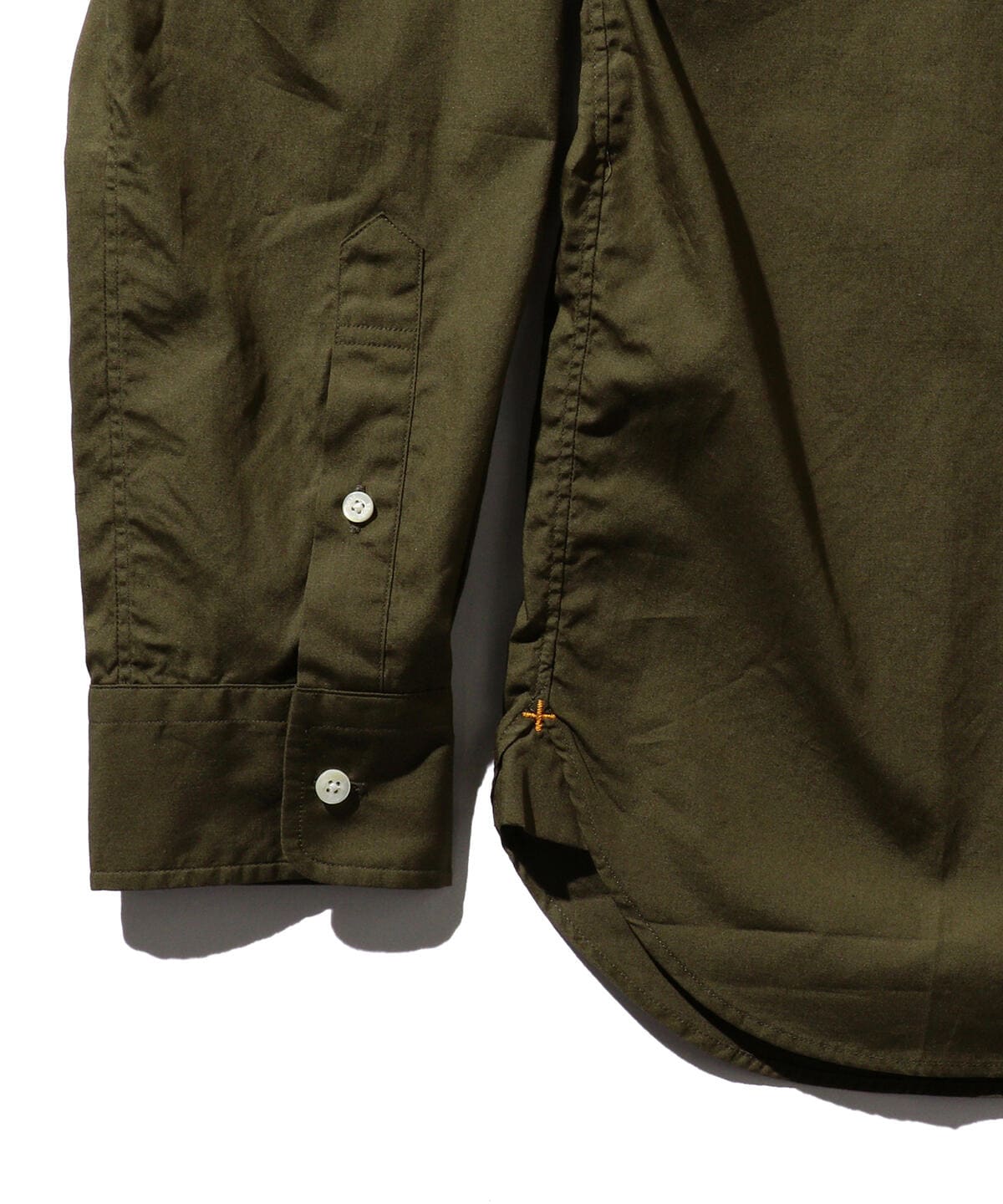 B.D. Colour Broad Shirt - Olive - Image 4