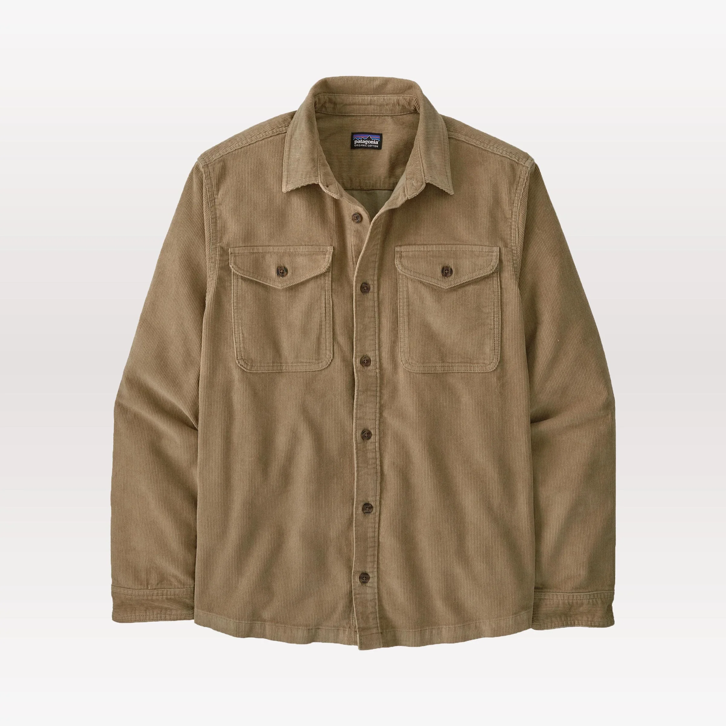 Corduroy Shirt - Seabird Grey