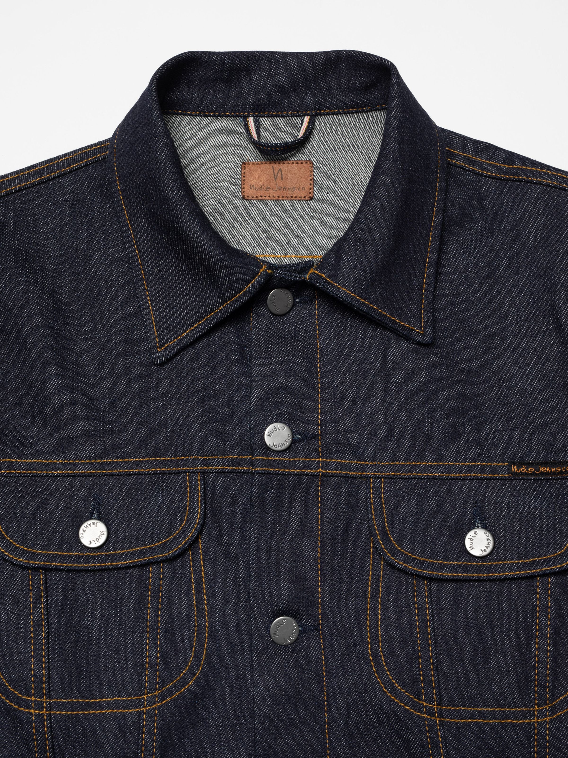 Danny Ace Selvage Denim Jacket - Dry Blue - Image 3