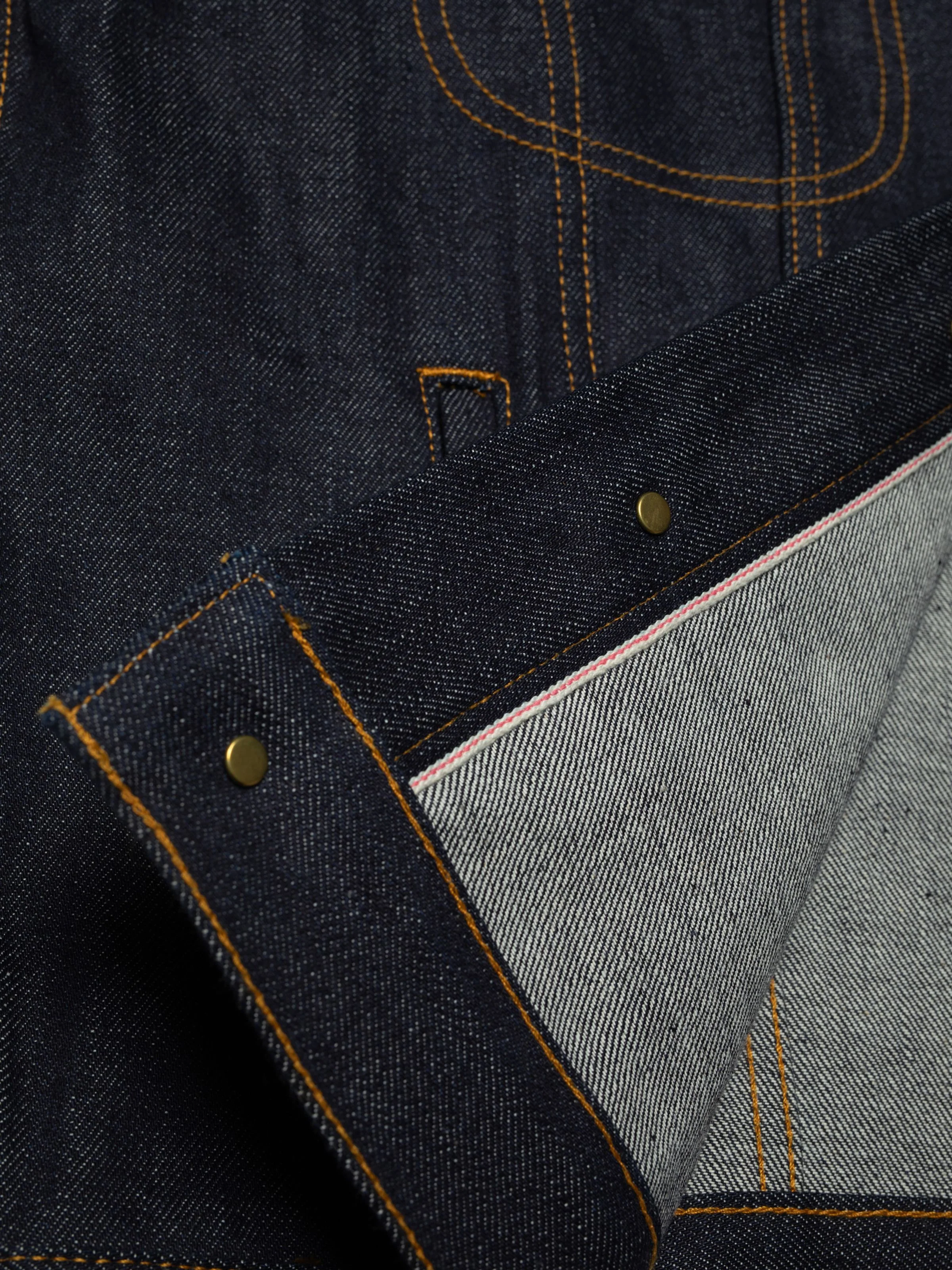 Danny Ace Selvage Denim Jacket - Dry Blue - Image 5