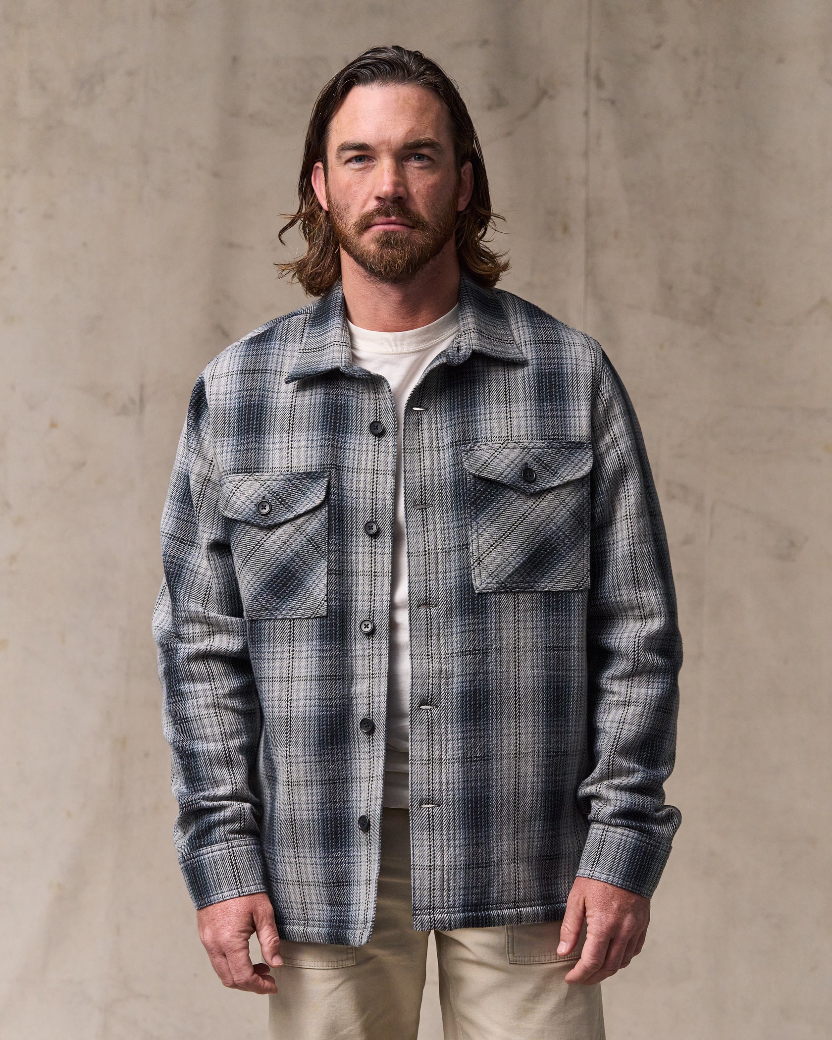 Deer Island Jac-Shirt - Slate / Grey Ombre - Image 2