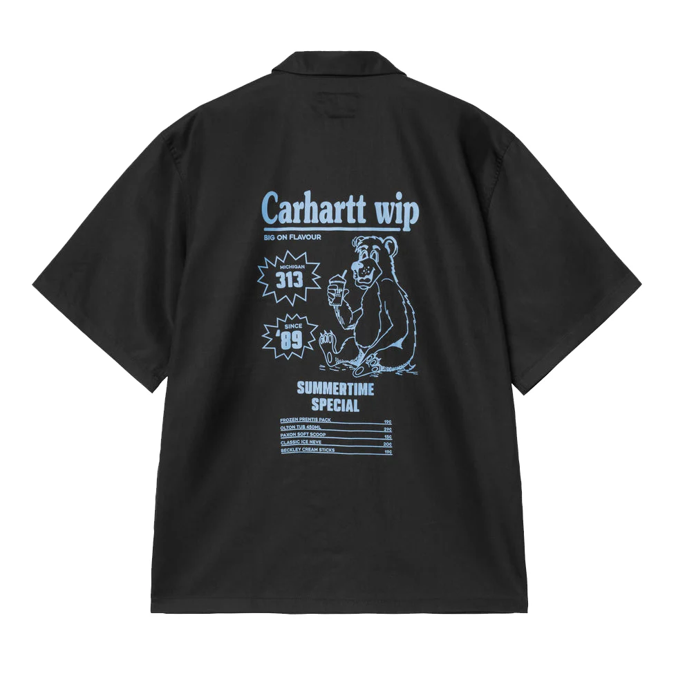 Deli Shirt - Black / Bluebird - Image 2