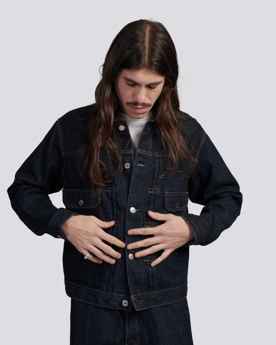 Denim Jacket - Blue Rinsed - Image 3