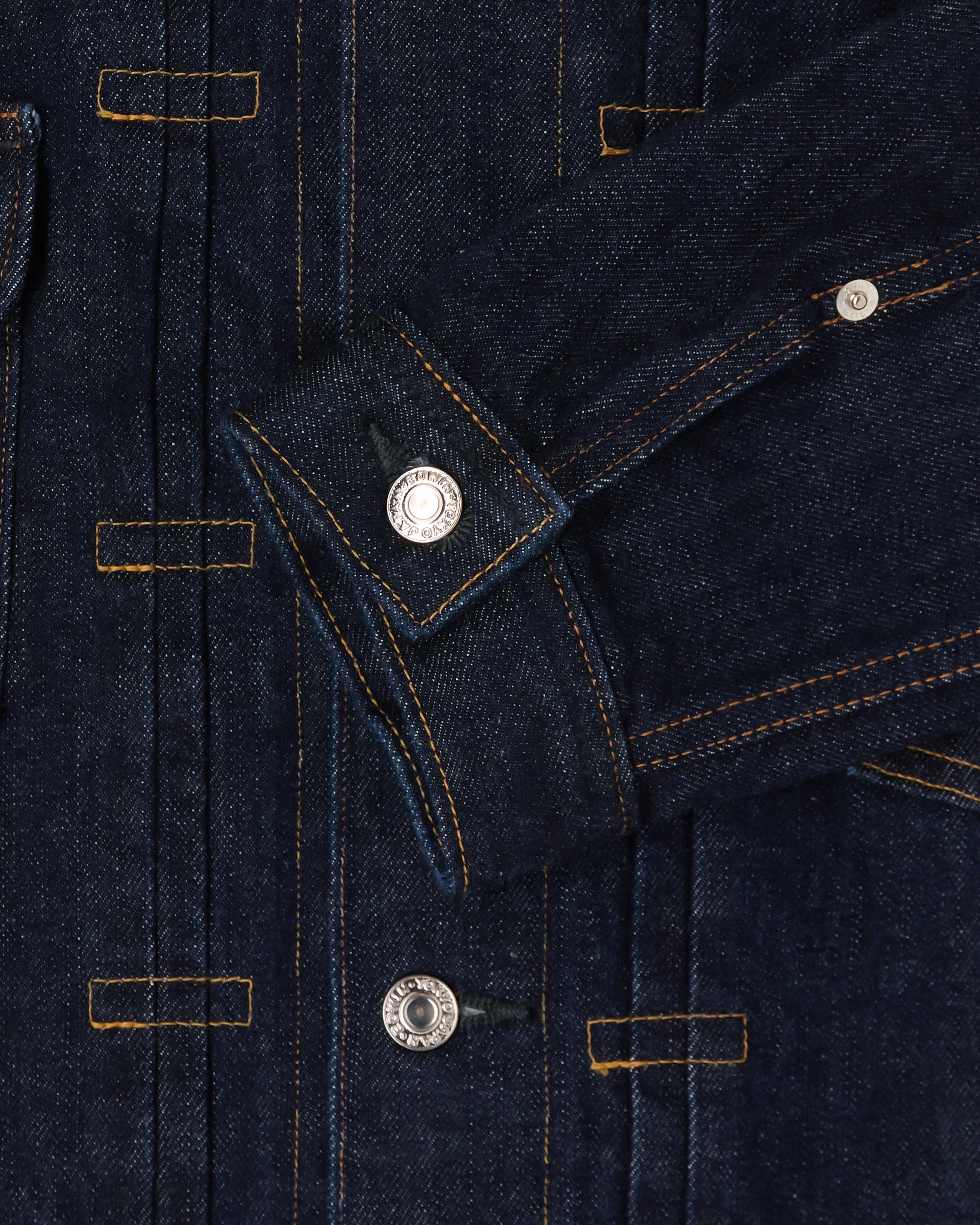 Denim Jacket - Blue Rinsed - Image 4