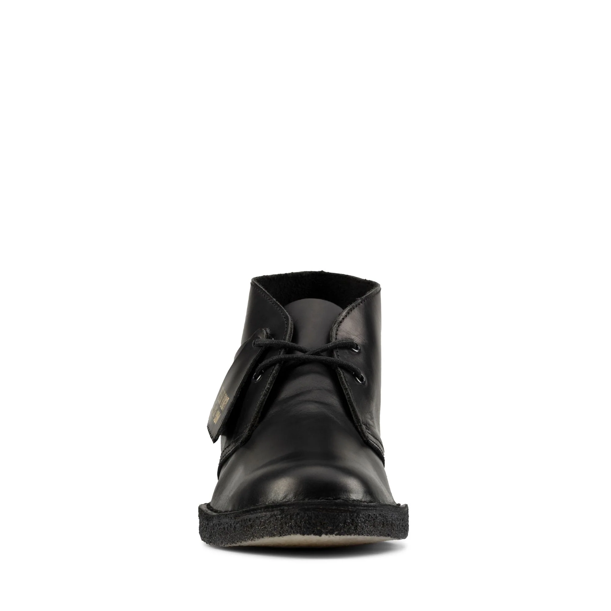 Desert Boot - Black Polished Leather - Image 2