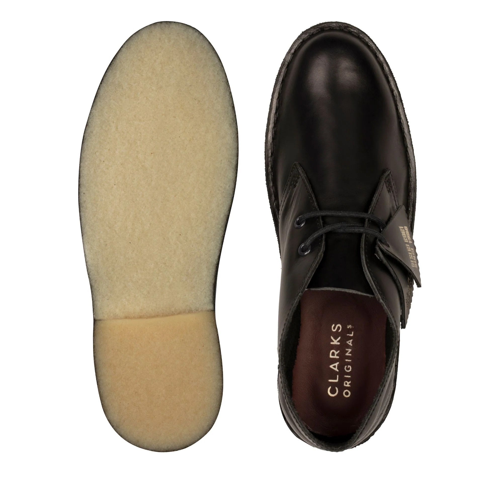 Desert Boot - Black Polished Leather - Image 3