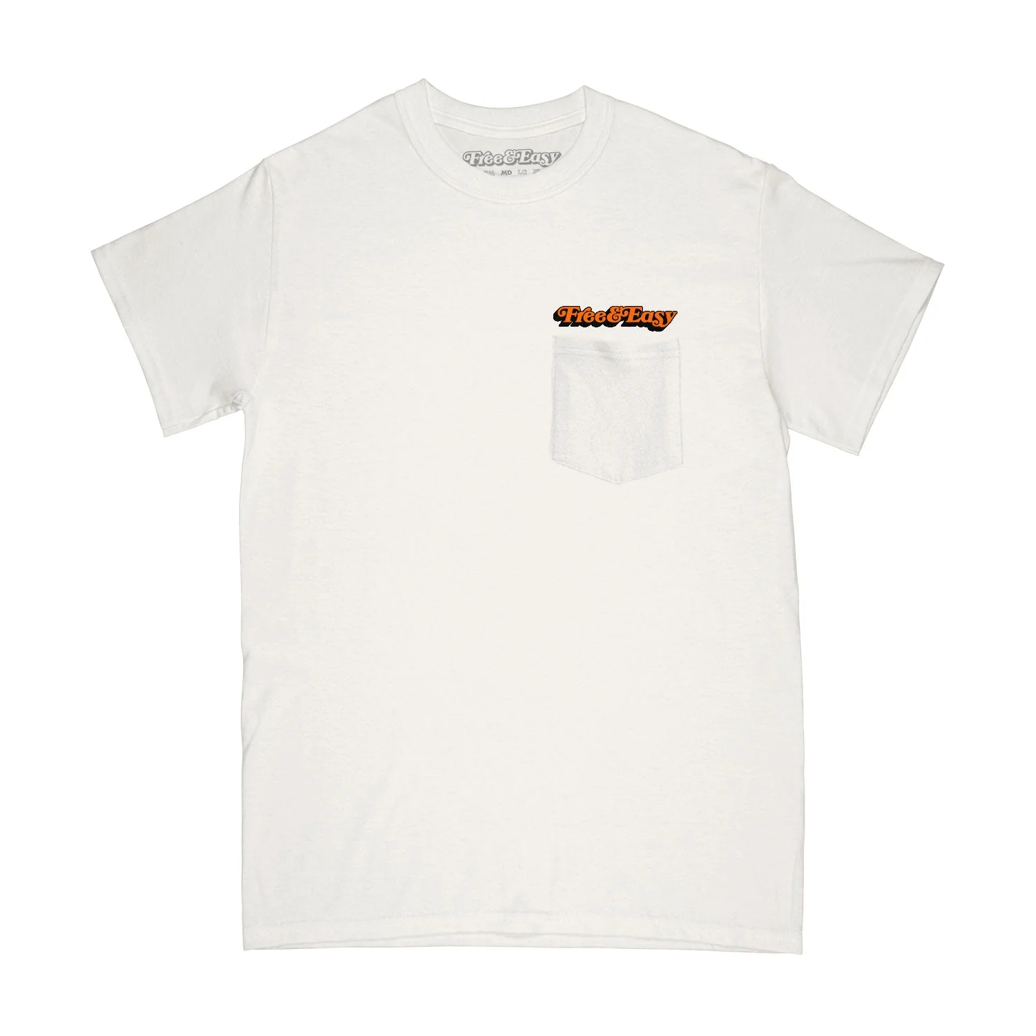 Don't Trip Shadow Pocket T-Shirt - Coconut - Image 2