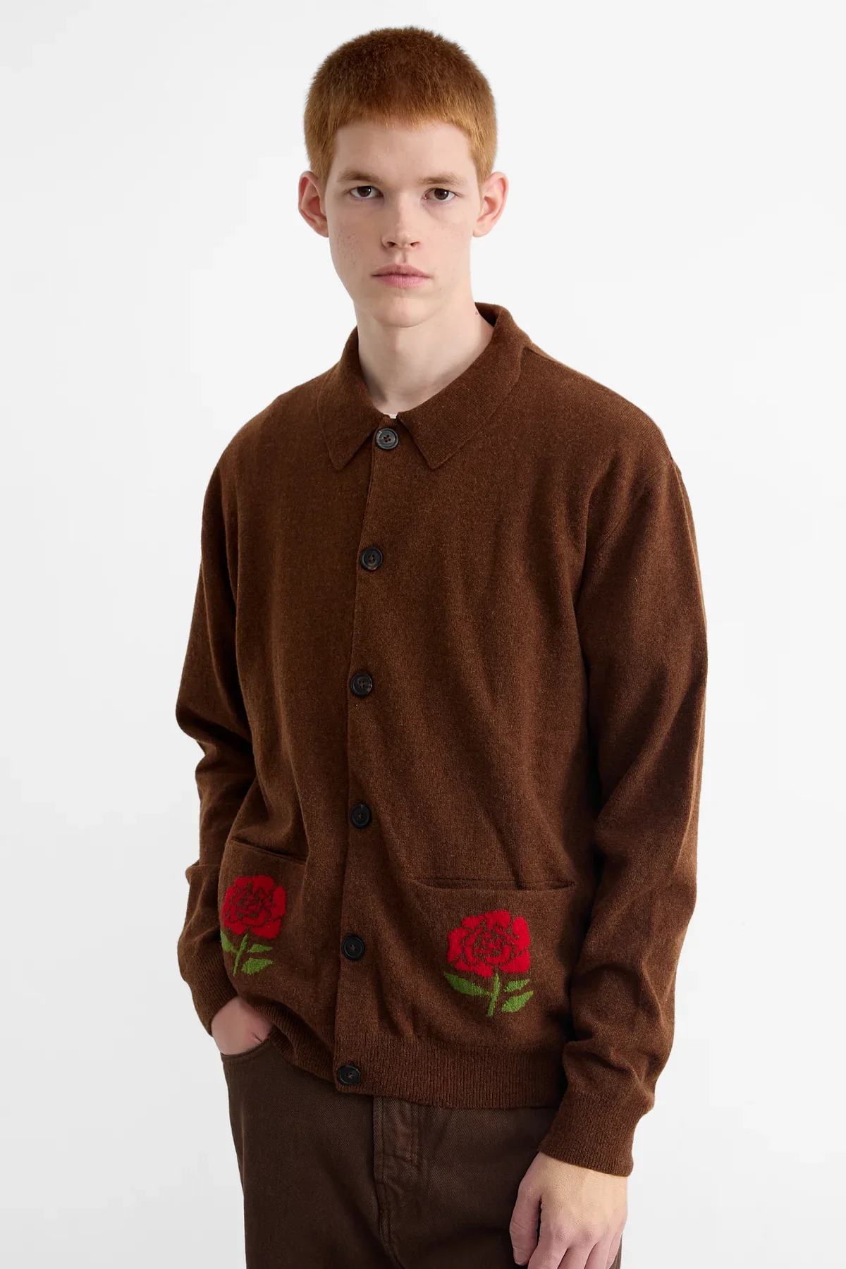 Doppel Cardigan - Chocolate - Image 4
