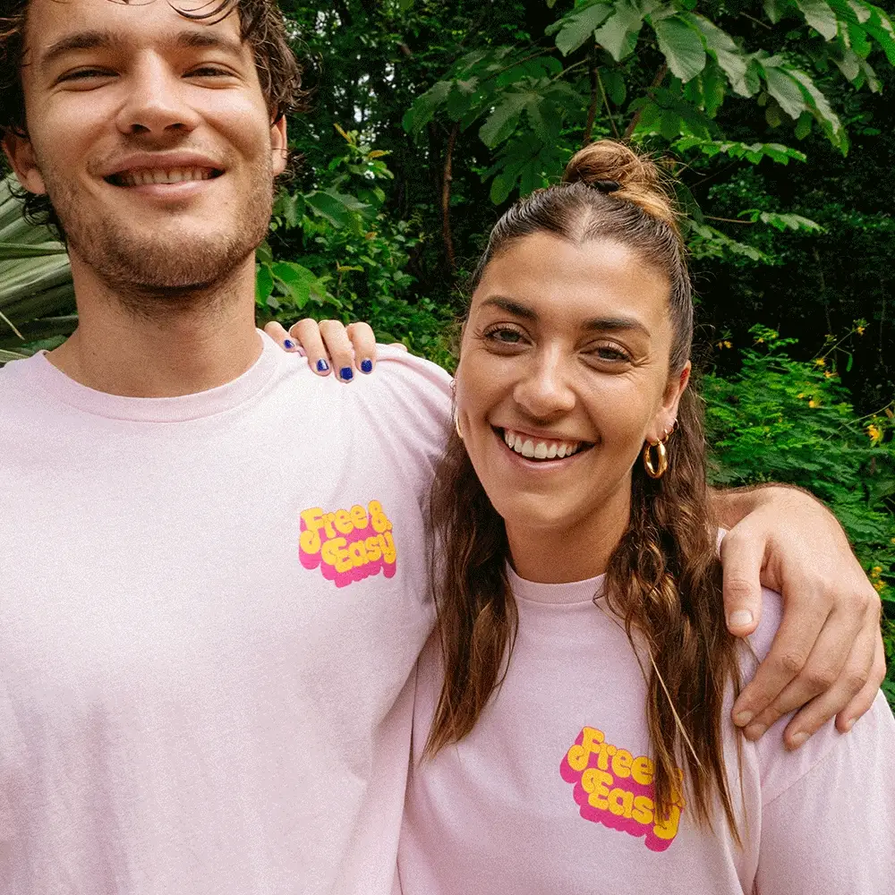Double Bubble Tee - Pink - Image 3