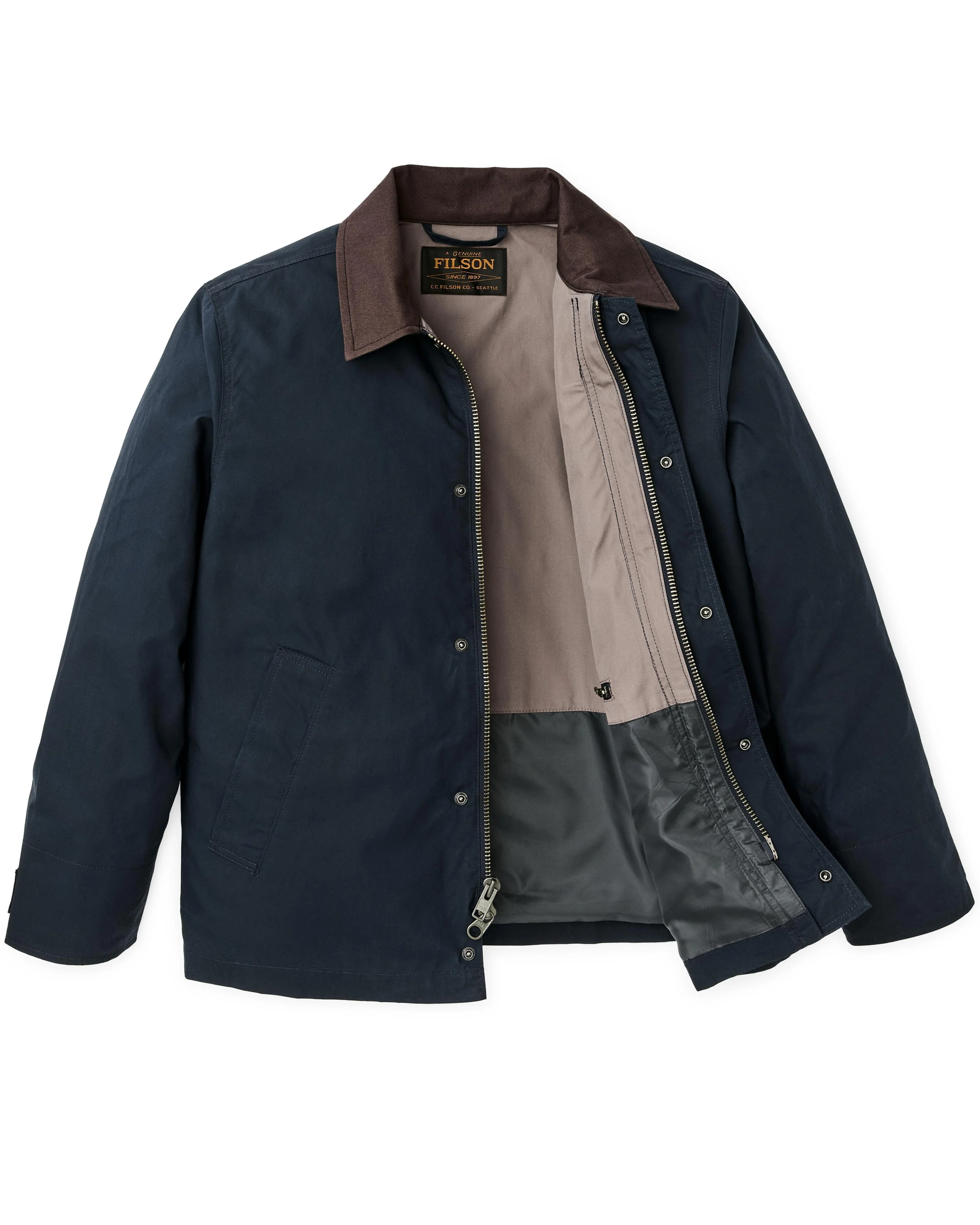 Dry Wax Short Field Jacket - Navy - Image 2