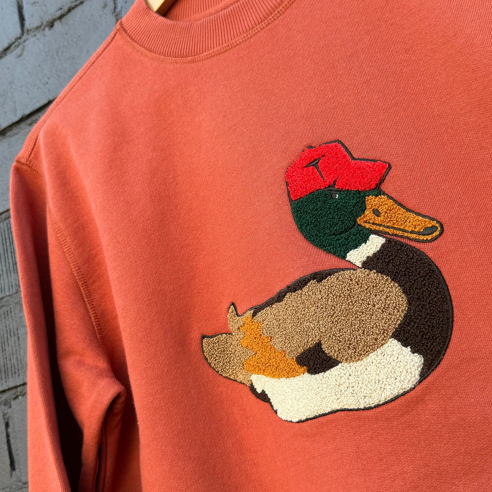 Duck Sweatshirt - Brick - Image 2