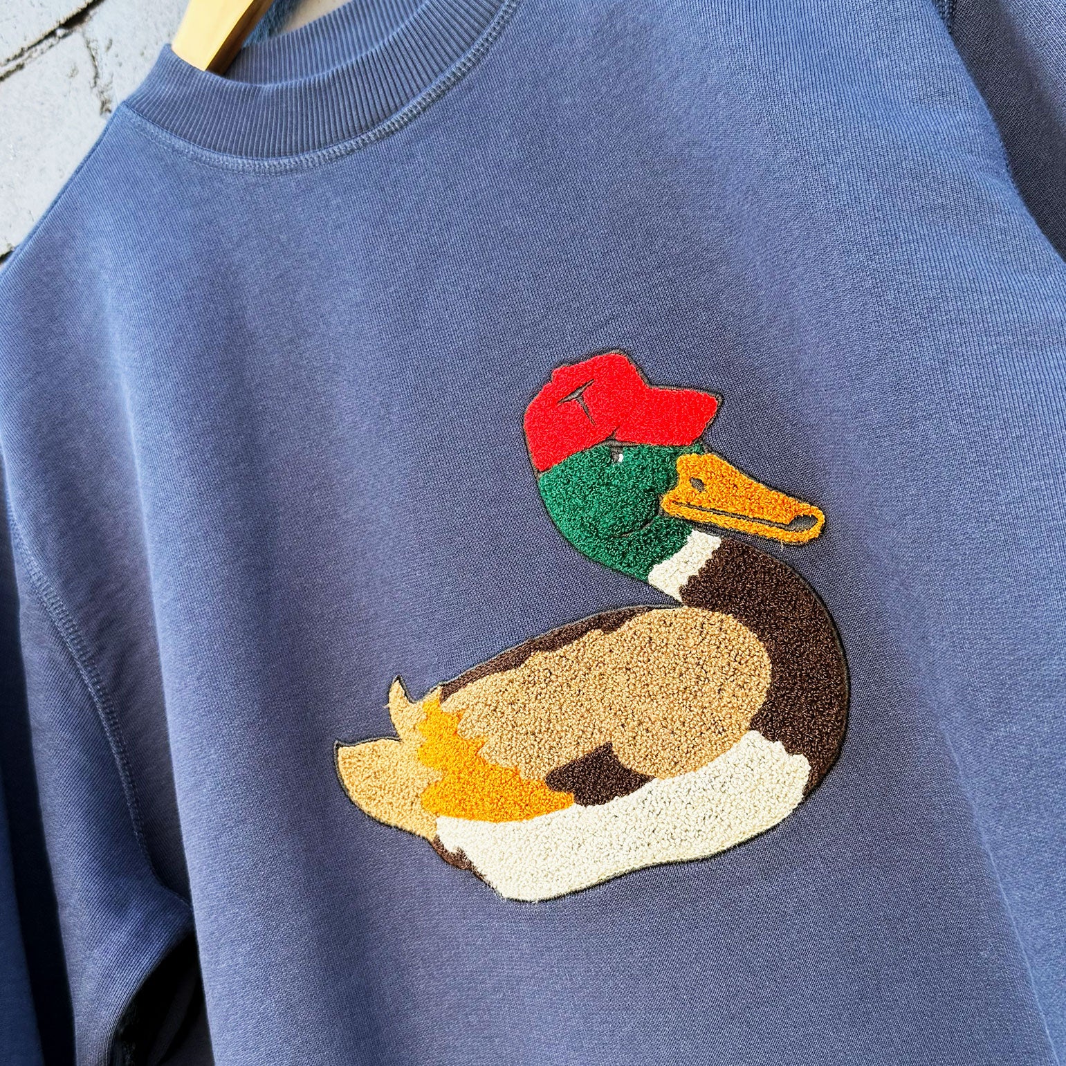 Duck Sweatshirt - Navy - Image 3