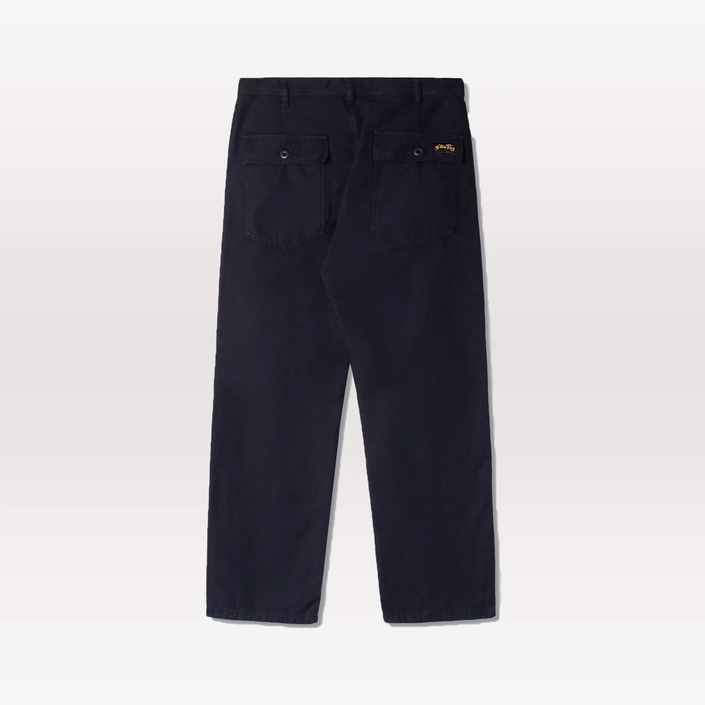 Fat Pant - Black Sateen