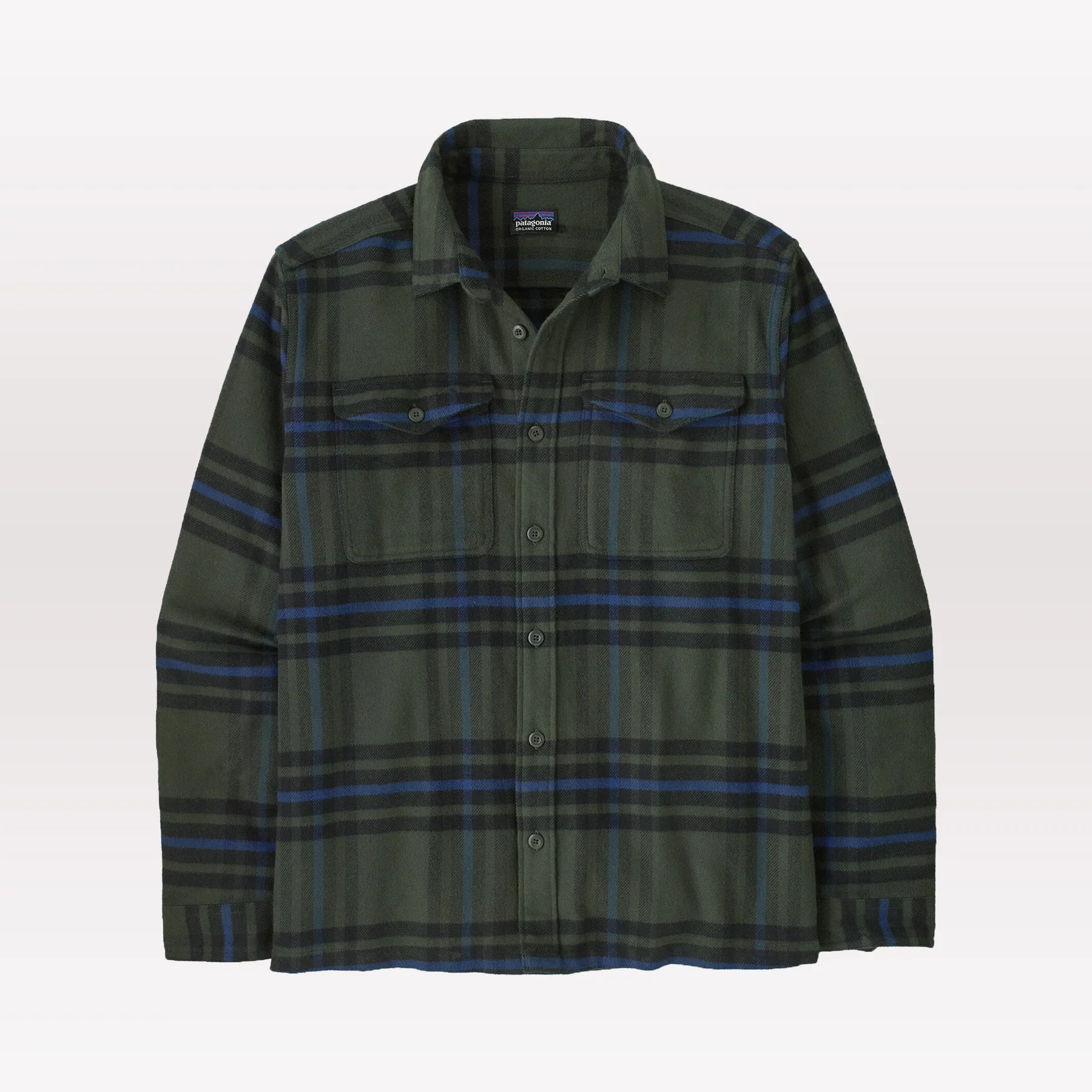 Fjord Flannel Shirt - Catch: Old Growth Green