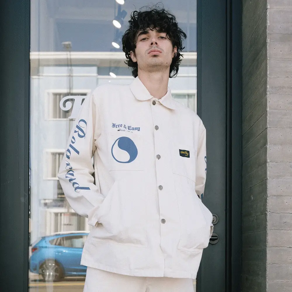 Free & Easy X Stan Ray Olde English Shop Jacket - Image 3
