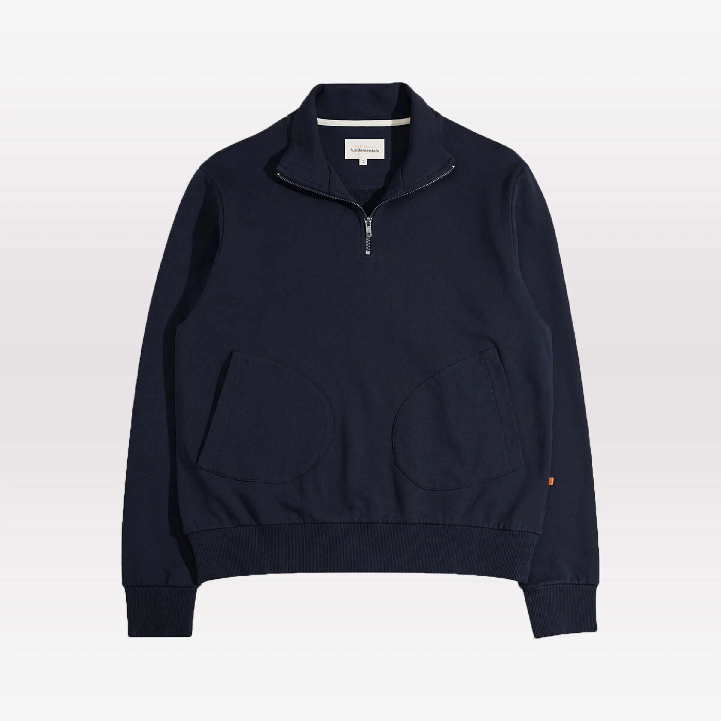 Funnel Neck Sweatshirt - Navy