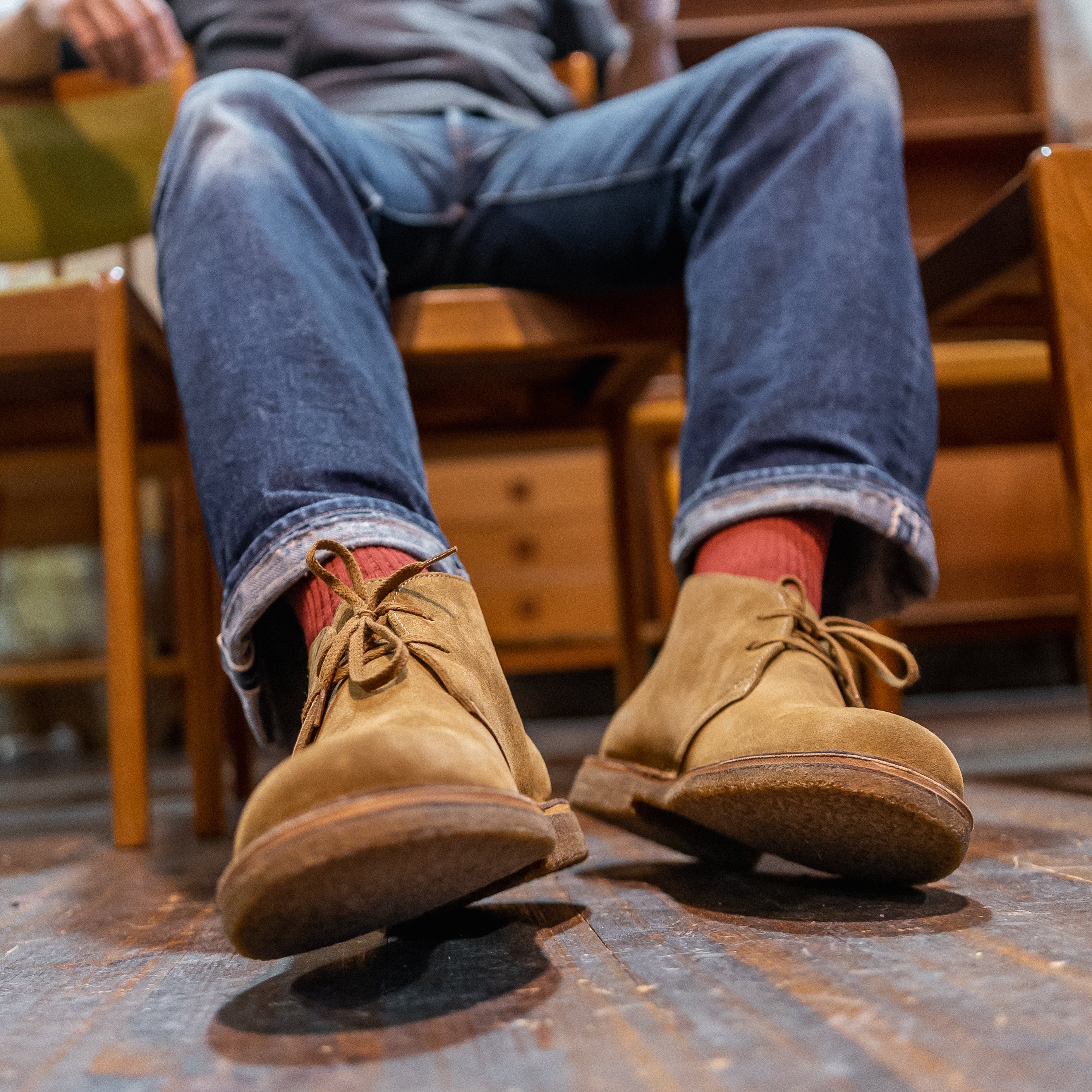 Greenflex Desert Boot - Whiskey Suede - Image 8