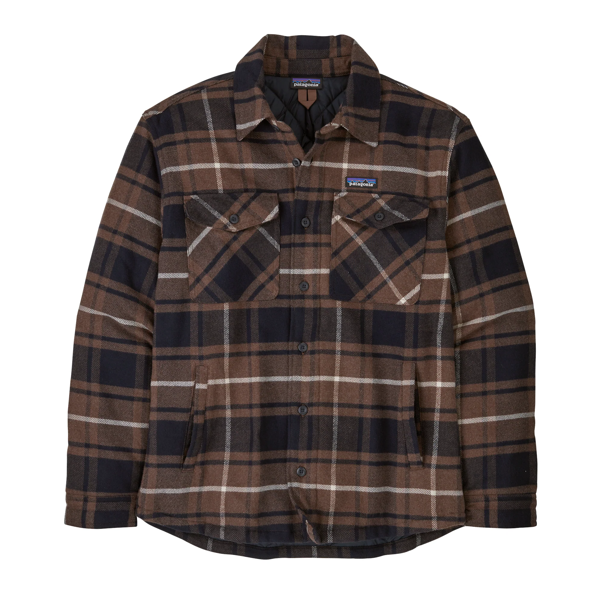 Insulated Lightweight Fjord Flannel Shirt - Molasses Brown