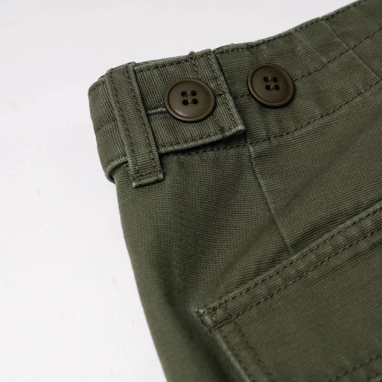 Jungle Cloth Fatigue Pants - Olive - Image 3