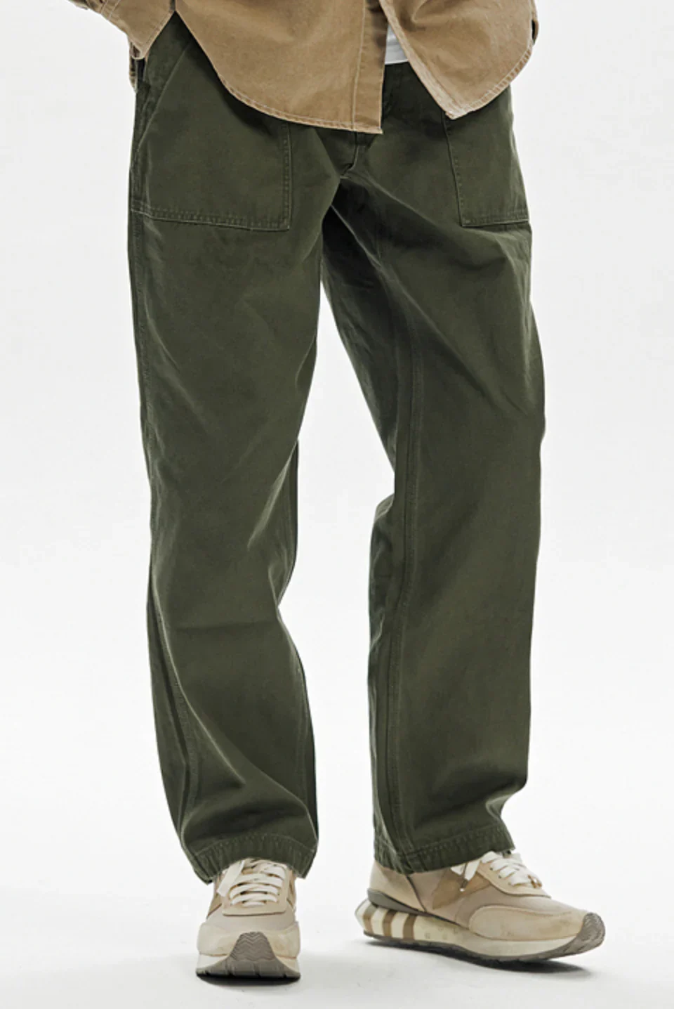 Jungle Cloth Fatigue Pants - Olive - Image 4