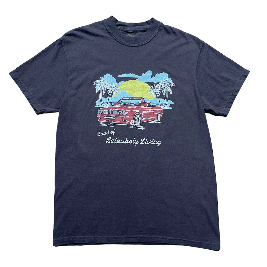 Leisurely Living T-Shirt - Washed Black - Image 2