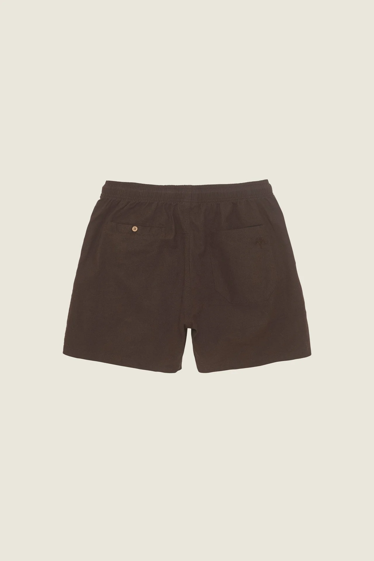 Linen Shorts - Brown - Image 3