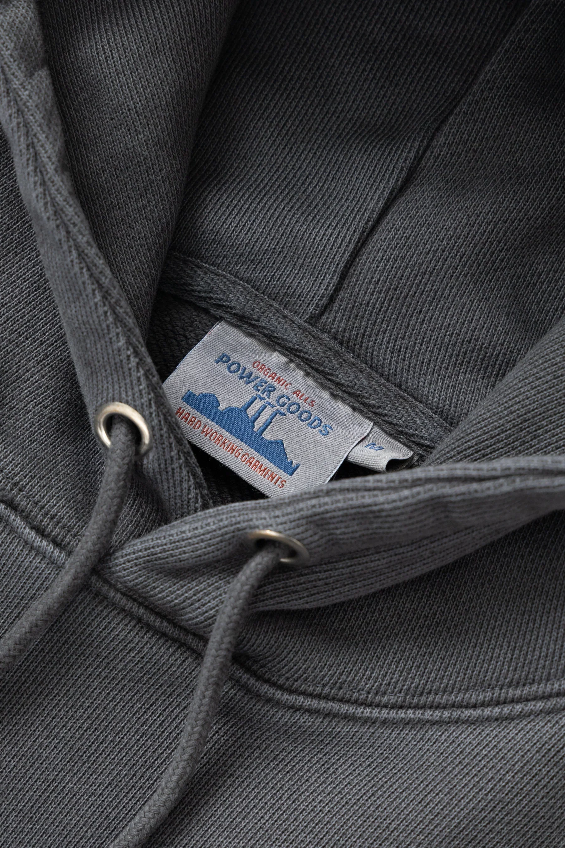 Loopback Hoodie - Washed Black - Image 4