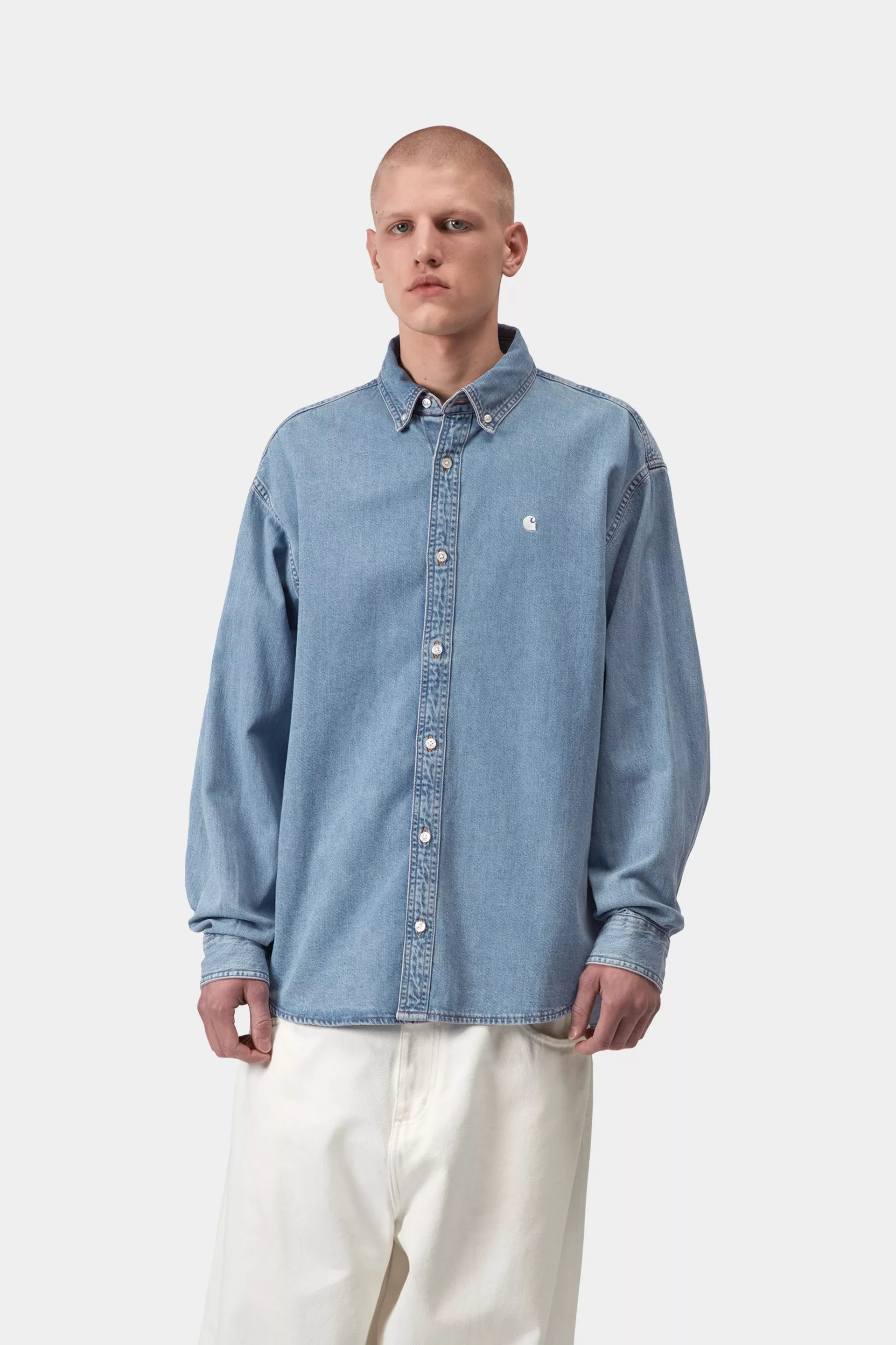 Lucas Shirt - Blue Bleached - Image 3