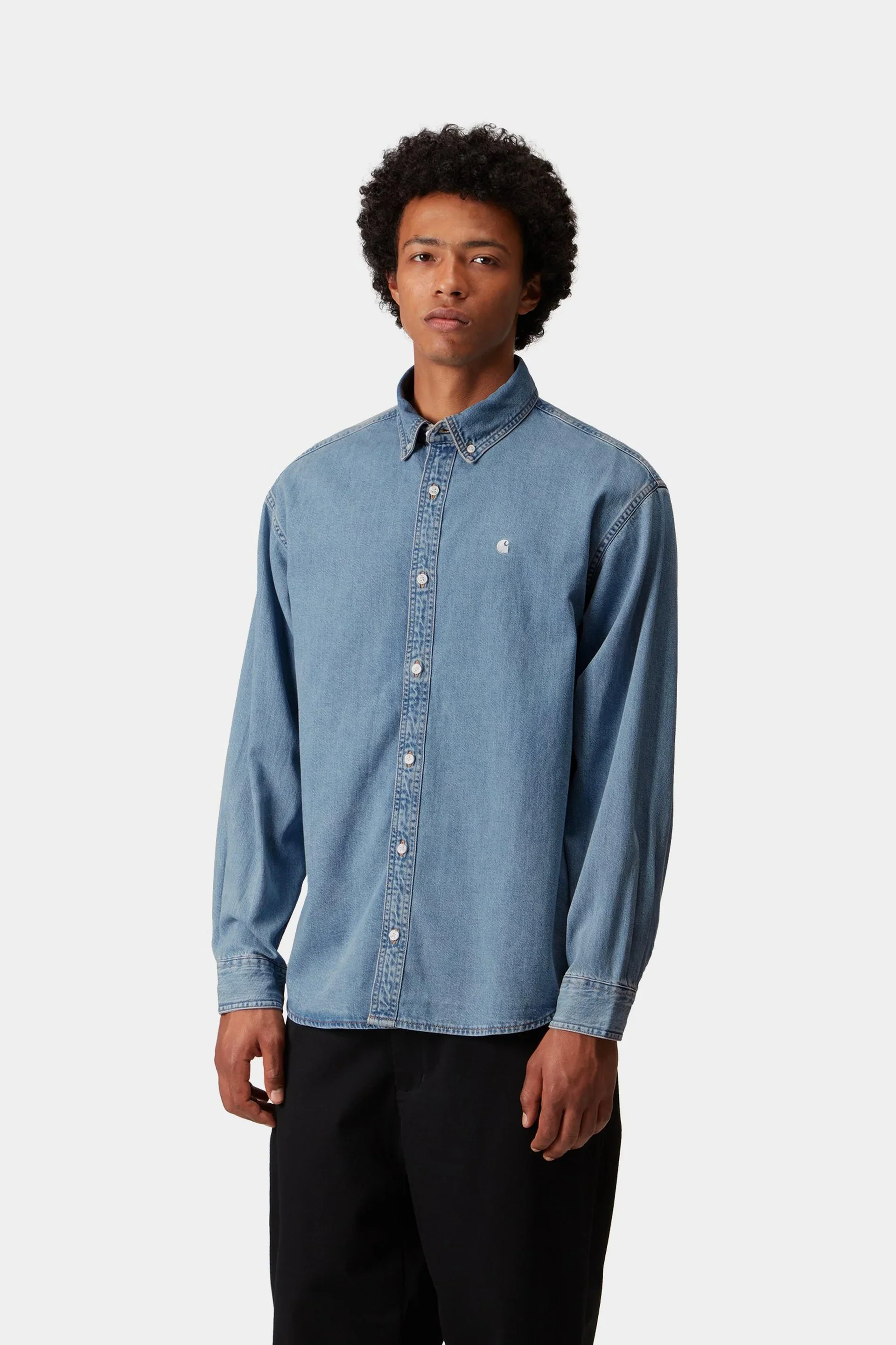 Lucas Shirt - Blue Bleached - Image 5
