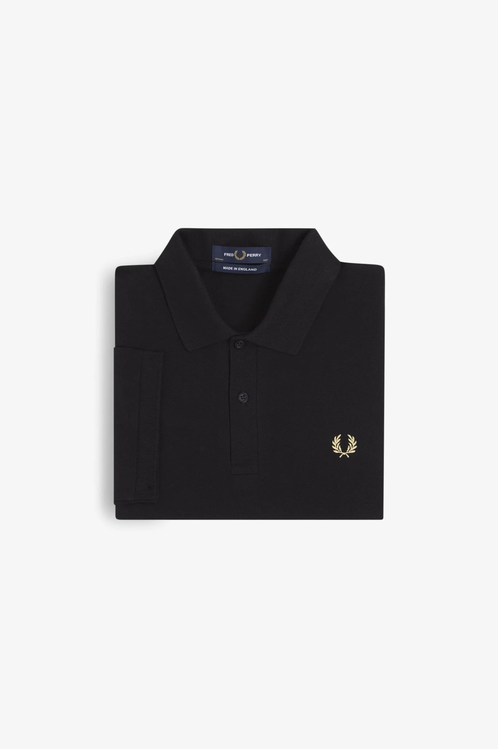 M3 Made In England Polo - Black / Champagne - Image 3
