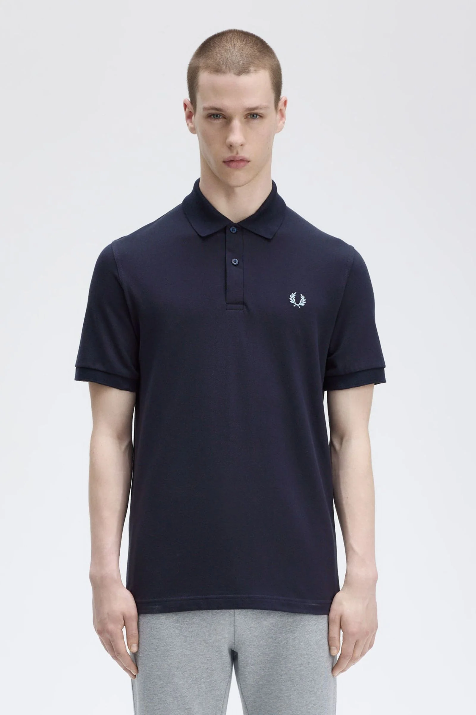 M3 Made In England Polo - Navy / Ice - Image 5
