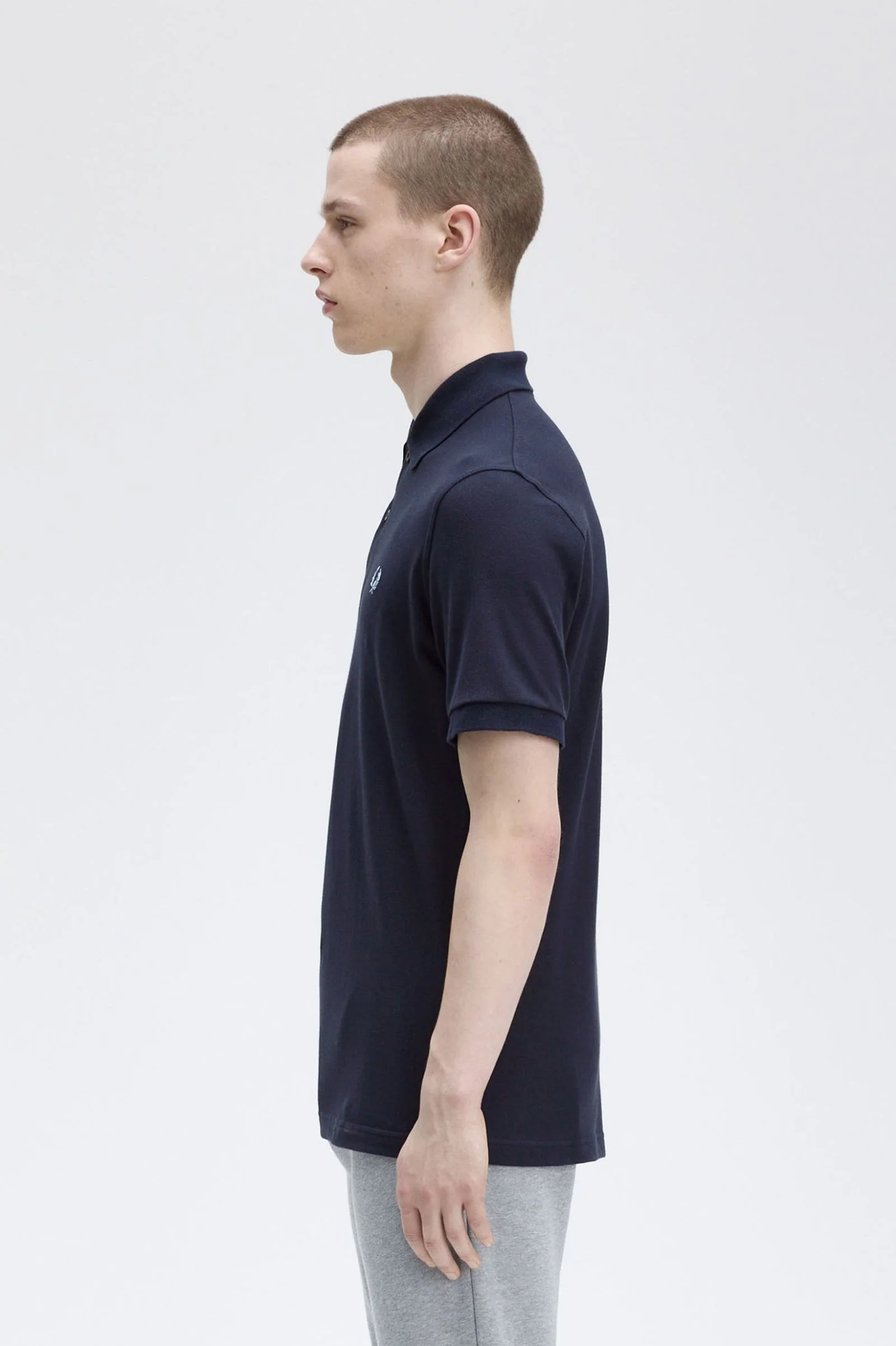 M3 Made In England Polo - Navy / Ice - Image 6