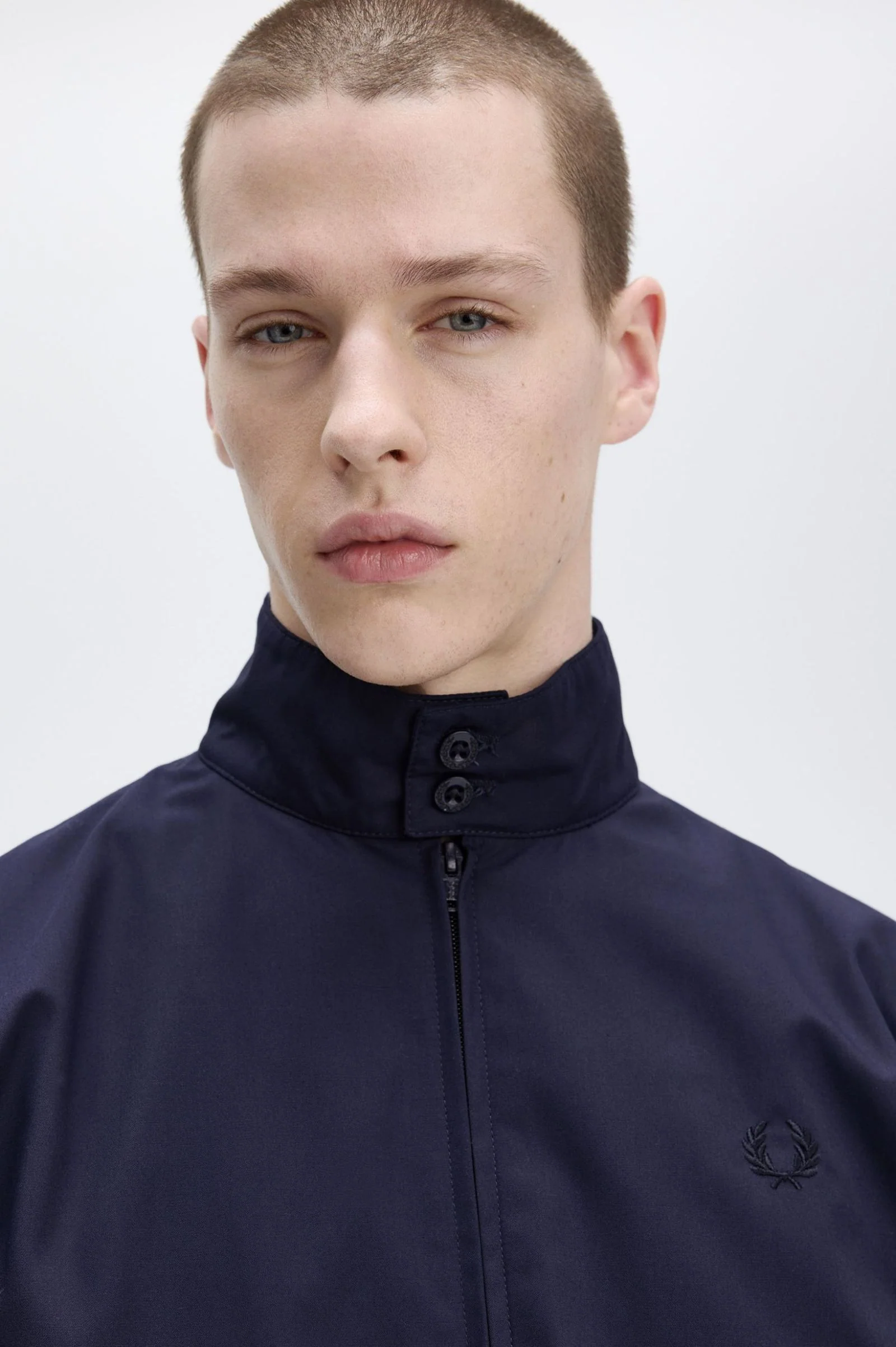 Made In England Harrington Jacket - Navy - Image 5