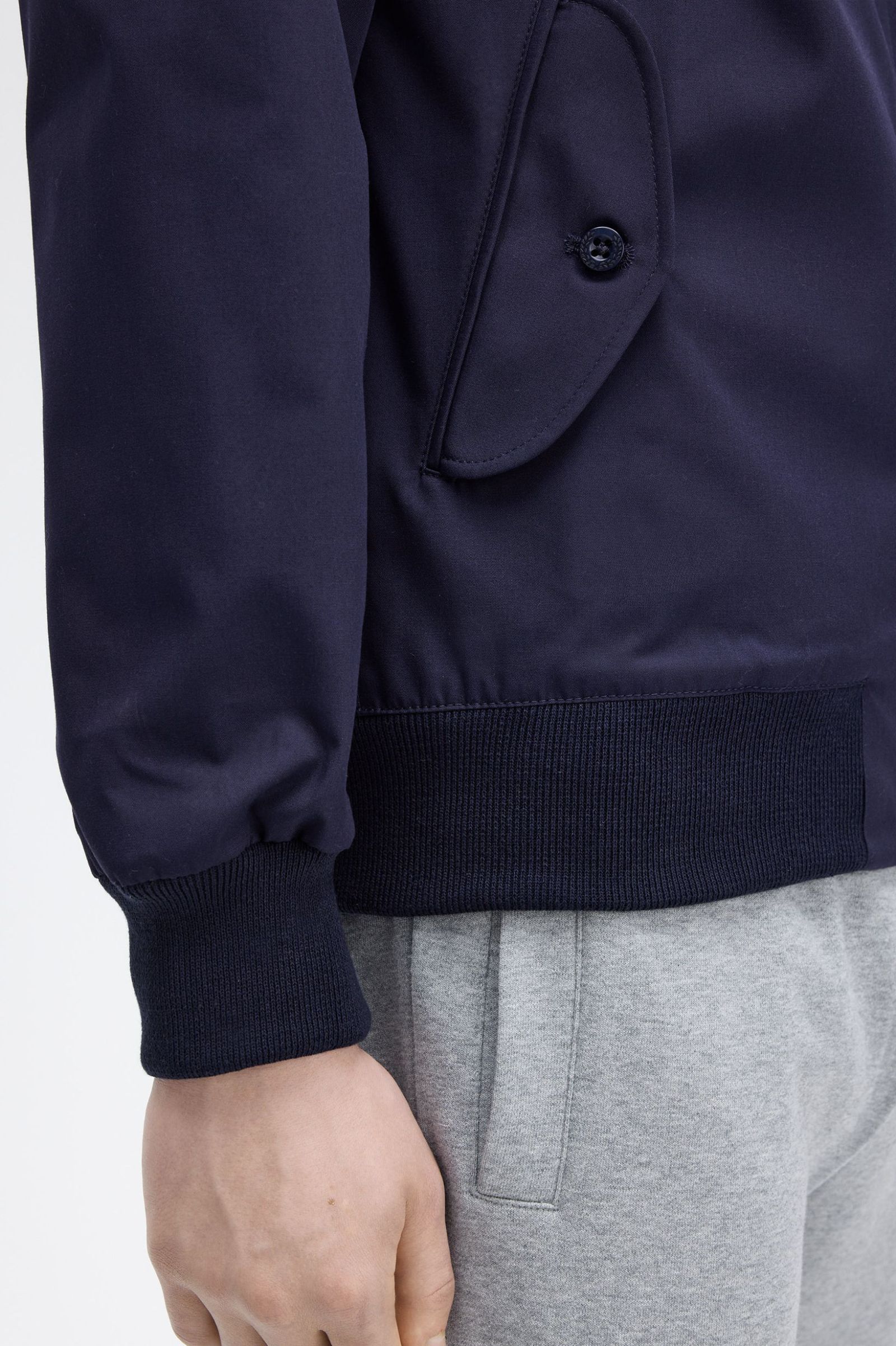 Made In England Harrington Jacket - Navy - Image 6