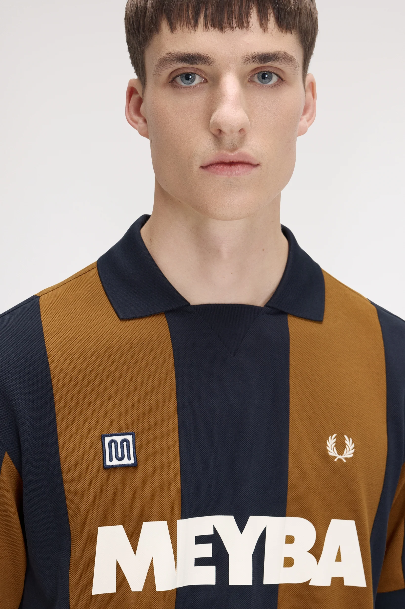 MEYBA X FP Cut & Sew Polo Shirt - Navy - Image 4